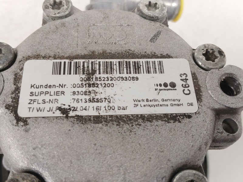 Recambio de bomba direccion para opel combo furgoneta/monovolumen (x12) 1.6 cdti (b05) referencia OEM IAM 00518523200 7613955570