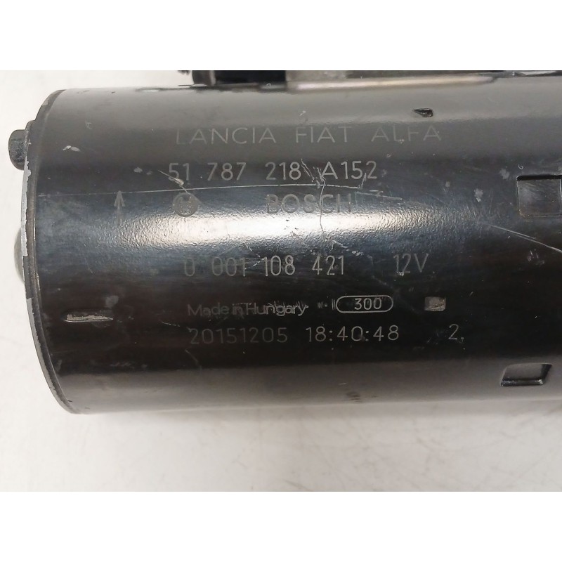 Recambio de motor arranque para opel combo furgoneta/monovolumen (x12) 1.6 cdti (b05) referencia OEM IAM 51787218A152  