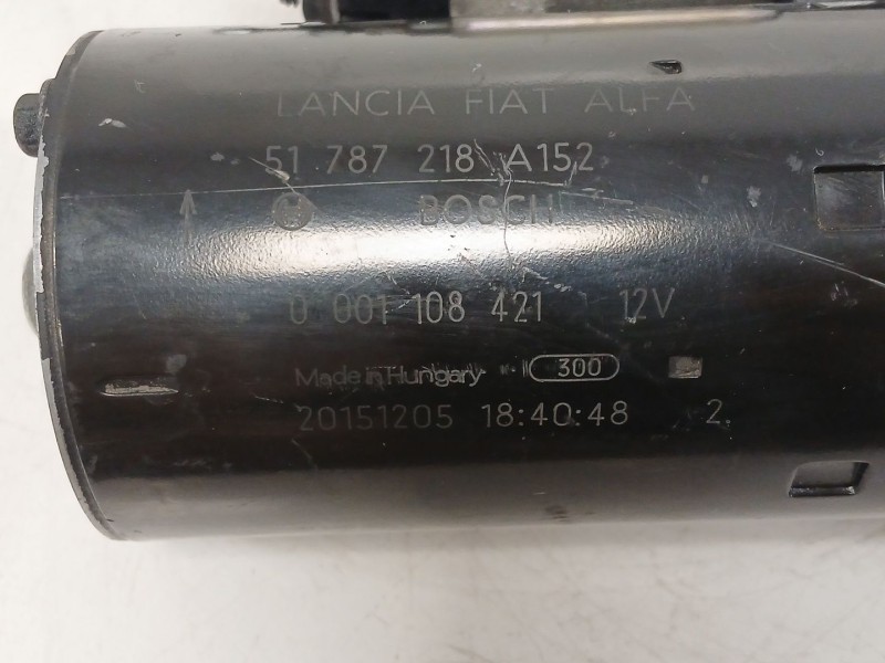 Recambio de motor arranque para opel combo furgoneta/monovolumen (x12) 1.6 cdti (b05) referencia OEM IAM 51787218A152  