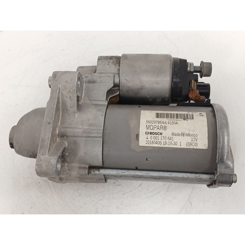 Recambio de motor arranque para jeep compass (mp, m6, mv, m7) 1.4 multiair referencia OEM IAM 0001170641 56029786AA 