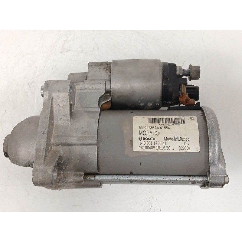 Recambio de motor arranque para jeep compass (mp, m6, mv, m7) 1.4 multiair referencia OEM IAM 0001170641 56029786AA 