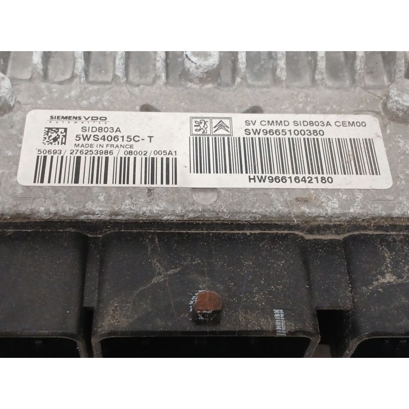 Recambio de centralita motor uce para citroën c4 grand picasso i (ua_) 2.0 hdi 138 referencia OEM IAM 9665100380 5WS40615C 