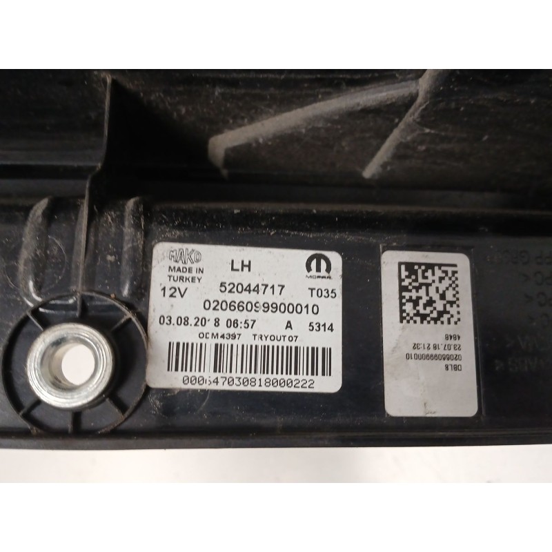 Recambio de piloto trasero derecho para fiat doblo cargo (263_) 1.4 natural power referencia OEM IAM 52044717 02066099900010 