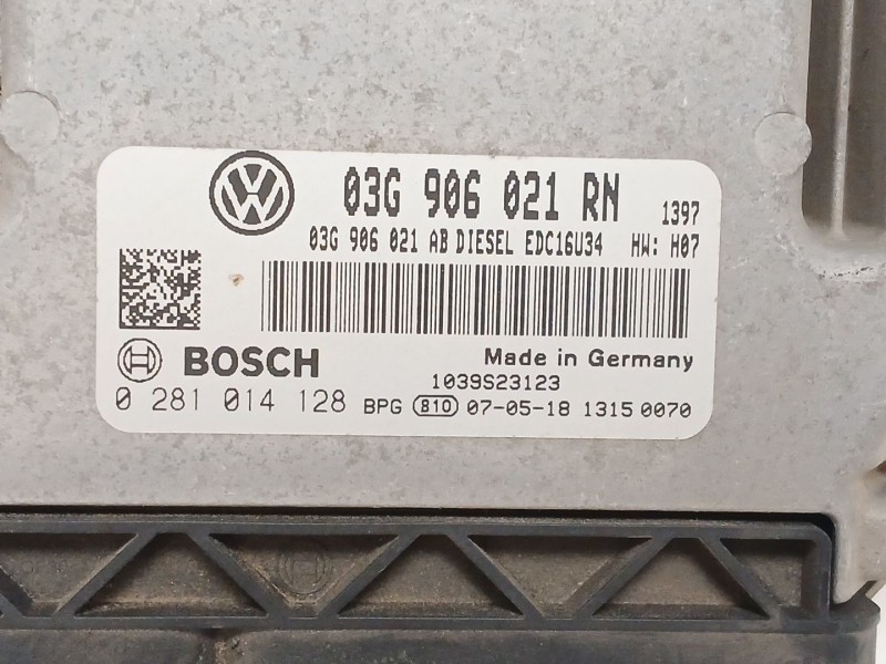 Recambio de centralita motor uce para volkswagen touran (1t1, 1t2) 1.9 tdi referencia OEM IAM 03G906021RN  
