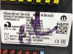 Recambio de caja reles / fusibles para jeep compass (mp, m6, mv, m7) 1.4 multiair referencia OEM IAM P68381687AD   2