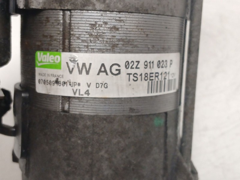 Recambio de motor arranque para volkswagen golf vi (5k1) 2.0 tdi referencia OEM IAM 02Z911023P  