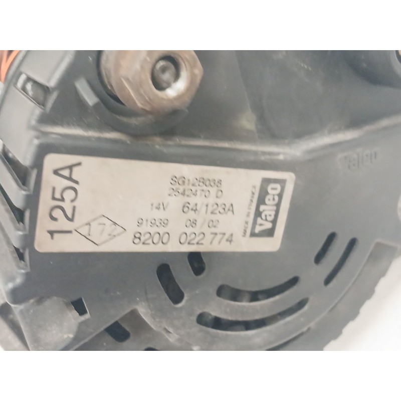 Recambio de alternador para renault clio ii (bb_, cb_) 1.5 dci (b/cb07) referencia OEM IAM 8200022774  