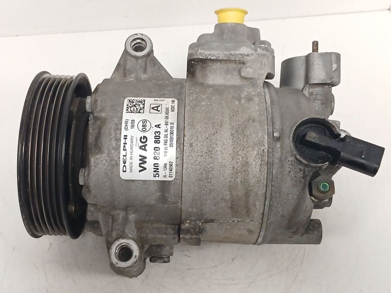 Recambio de compresor aire acondicionado para volkswagen golf vi (5k1) 2.0 tdi referencia OEM IAM 5N0820803A  