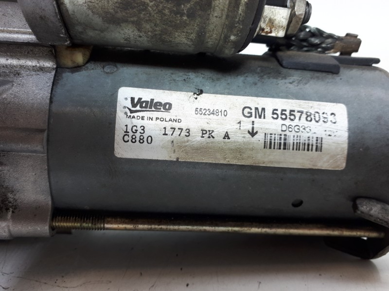 Recambio de motor arranque para opel corsa d corsavan referencia OEM IAM 55578093 D6G33 