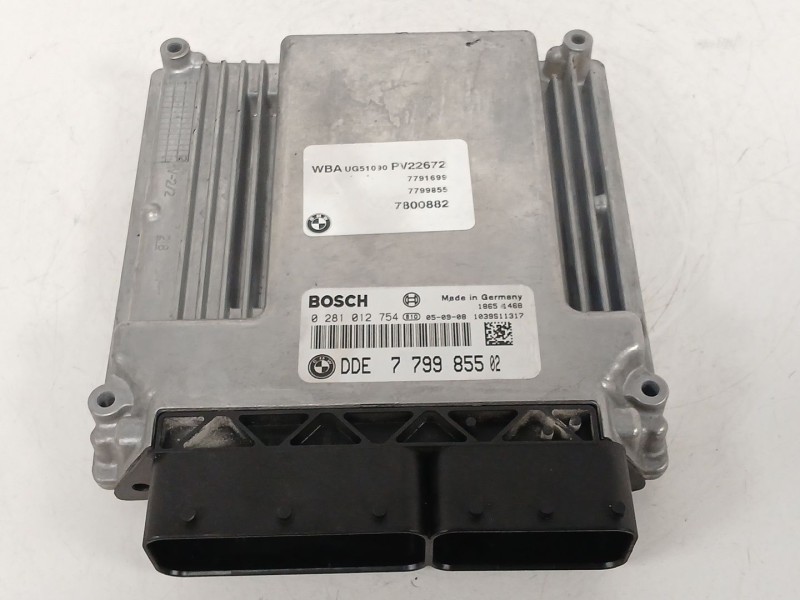 Recambio de centralita motor uce para bmw 1 (e87) 120 d referencia OEM IAM 0281012754 DDE779985502 779985502