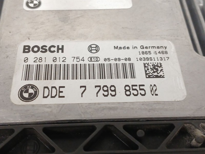 Recambio de centralita motor uce para bmw 1 (e87) 120 d referencia OEM IAM 0281012754 DDE779985502 779985502