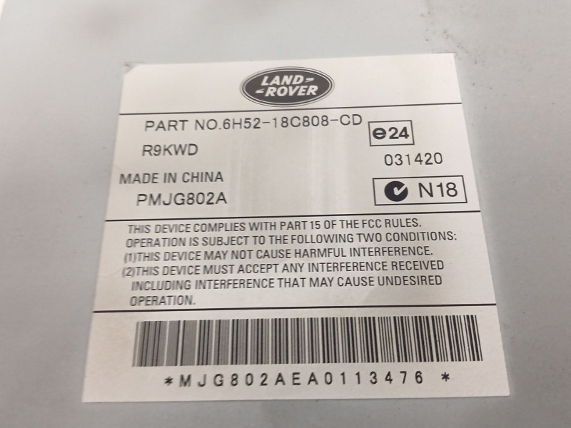 Recambio de modulo electronico para land rover freelander 2 (l359) 2.2 td4 4x4 referencia OEM IAM 6H5218C808  