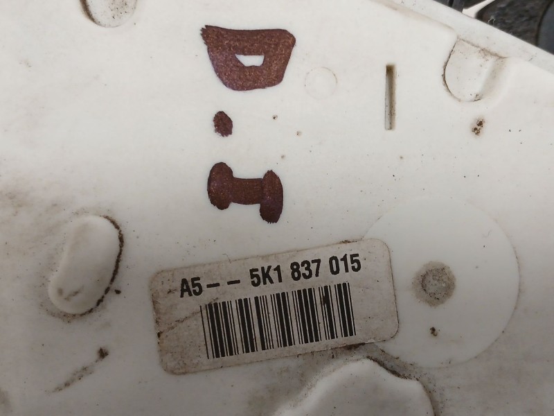 Recambio de cerradura puerta delantera izquierda para volkswagen golf vi (5k1) 2.0 tdi referencia OEM IAM 5K1837015  