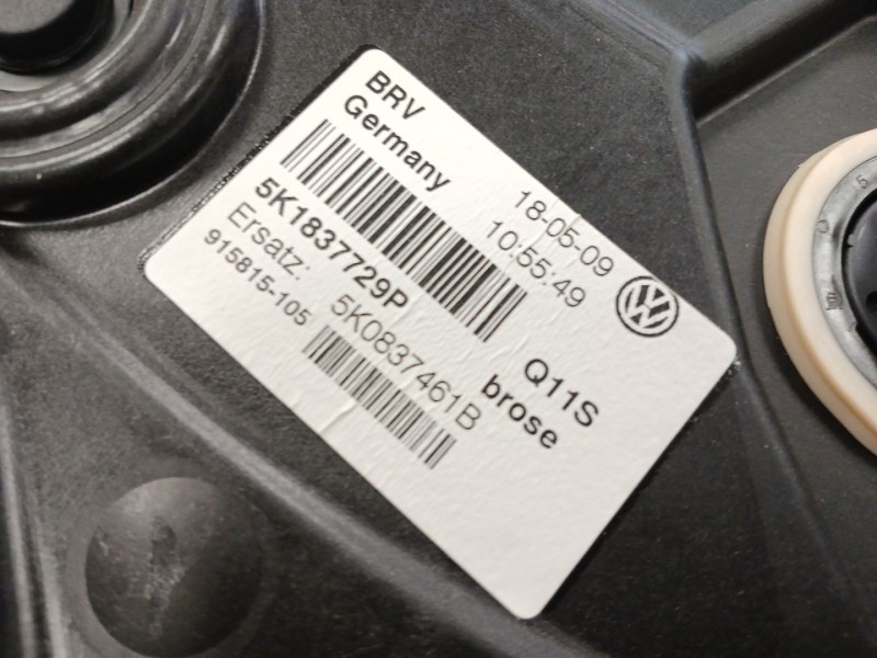 Recambio de elevalunas delantero izquierdo para volkswagen golf vi (5k1) 2.0 tdi referencia OEM IAM   