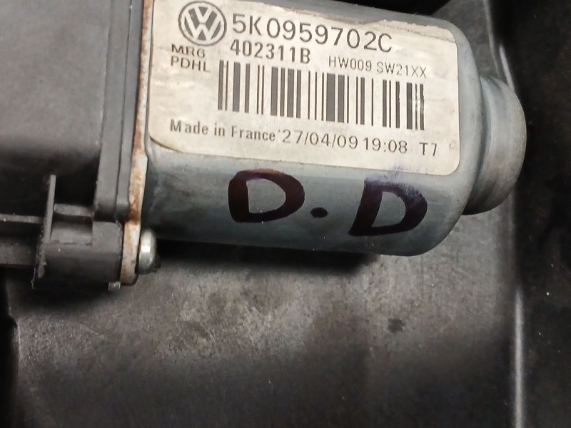 Recambio de elevalunas delantero derecho para volkswagen golf vi (5k1) 2.0 tdi referencia OEM IAM   
