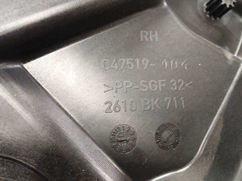 Recambio de elevalunas trasero derecho para jeep compass (mp, m6, mv, m7) 1.4 multiair referencia OEM IAM   