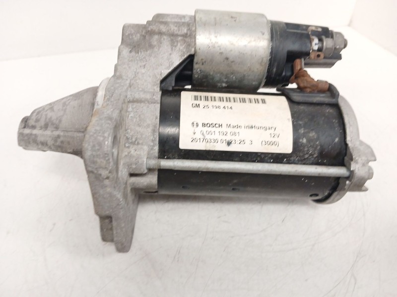 Recambio de motor arranque para opel corsa e (x15) 1.4 (08, 68) referencia OEM IAM 25198414 0001192081 