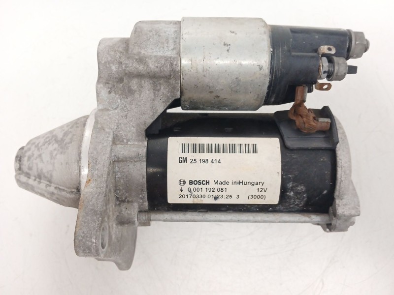 Recambio de motor arranque para opel corsa e (x15) 1.4 (08, 68) referencia OEM IAM 25198414 0001192081 
