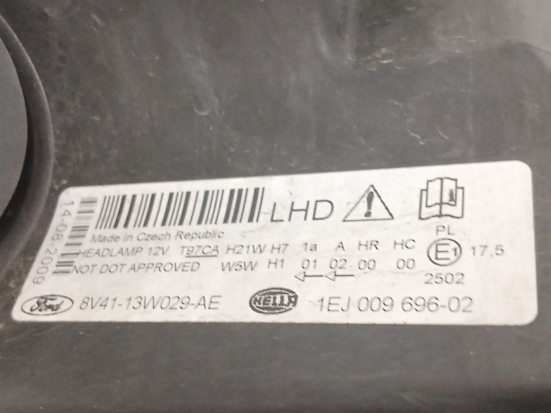 Recambio de faro derecho para ford kuga i 2.0 tdci referencia OEM IAM 8V4113W029  