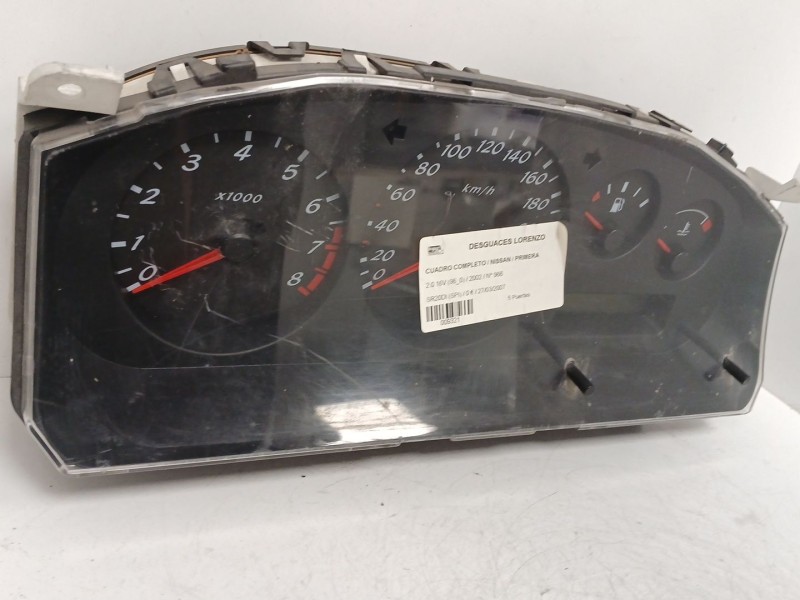Recambio de cuadro instrumentos para nissan primera berlina (p11) 2.0 16v cat referencia OEM IAM   