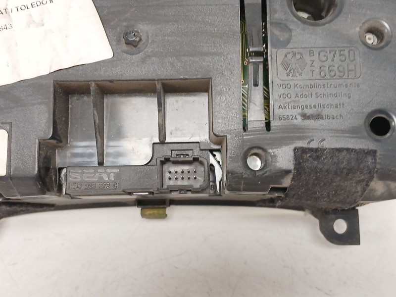 Recambio de cuadro instrumentos para seat toledo (1m2) 1.9 tdi referencia OEM IAM  10970 110008770/013
