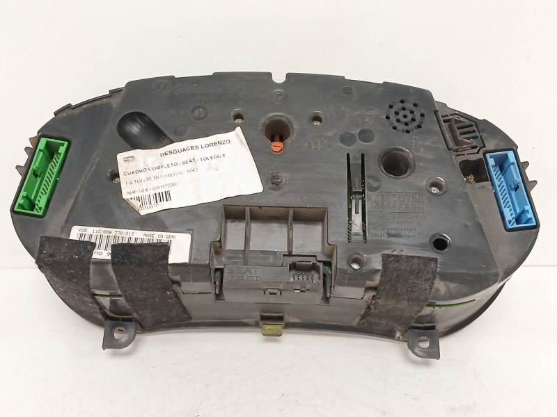 Recambio de cuadro instrumentos para seat toledo (1m2) 1.9 tdi referencia OEM IAM  10970 110008770/013