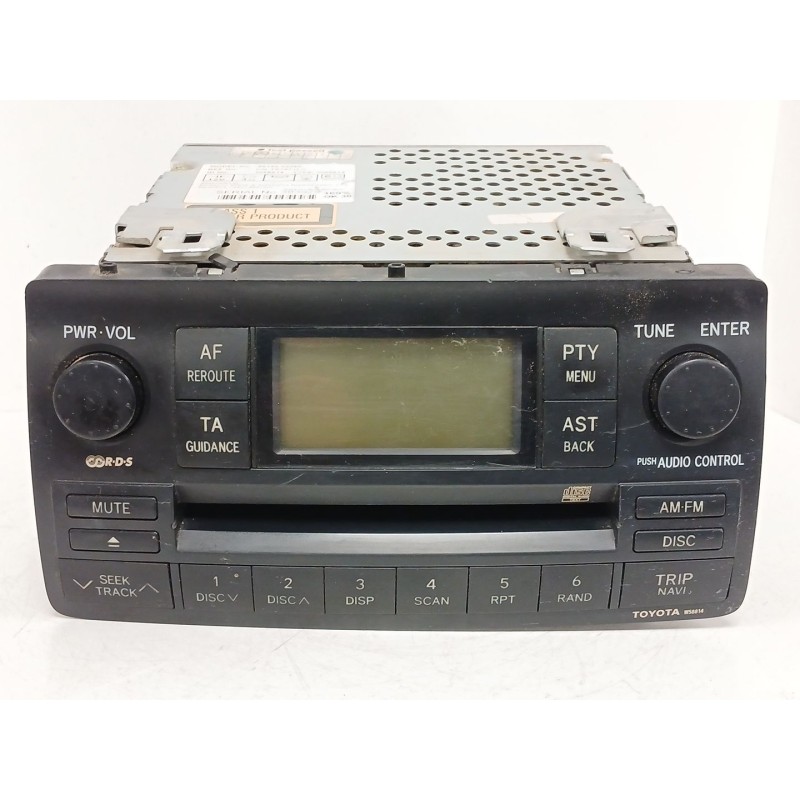 Recambio de sistema audio / radio cd para toyota corolla (e12) 2.0 d-cat referencia OEM IAM 8612002380  