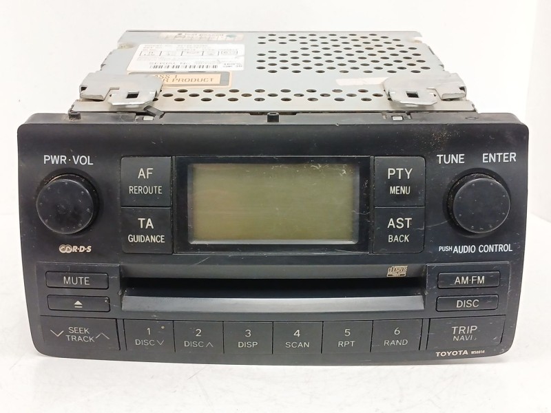 Recambio de sistema audio / radio cd para toyota corolla (e12) 2.0 d-cat referencia OEM IAM 8612002380  