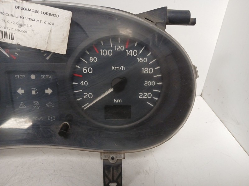 Recambio de cuadro instrumentos para renault clio ii fase ii (b/cb0) 1.5 dci diesel referencia OEM IAM 8200059763 16746 