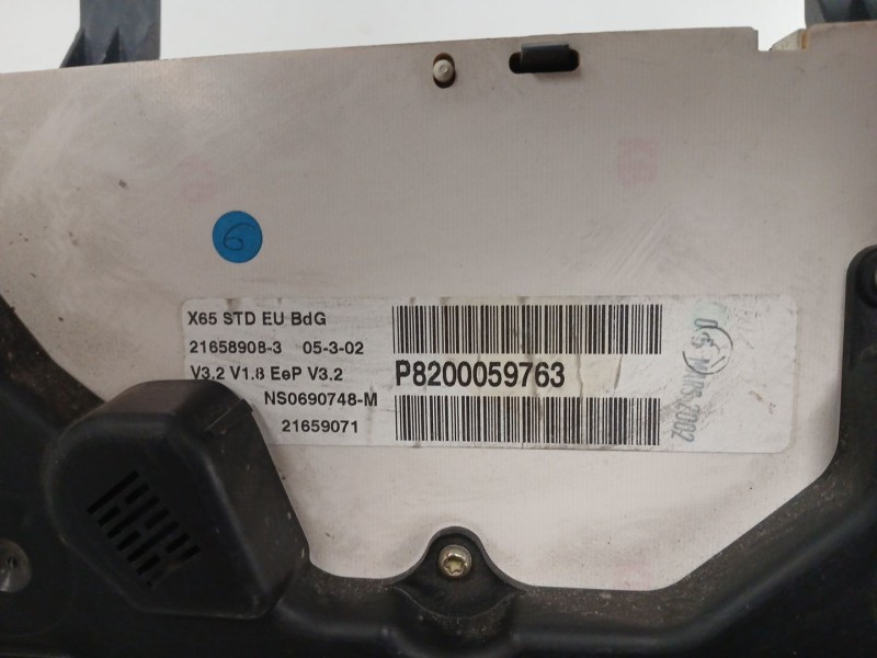 Recambio de cuadro instrumentos para renault clio ii fase ii (b/cb0) 1.5 dci diesel referencia OEM IAM 8200059763 16746 