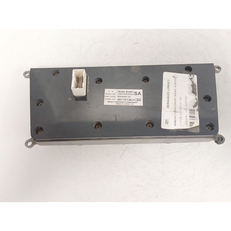 Recambio de mando climatizador para nissan almera (n16/e) 2.2 16v turbodiesel cat referencia OEM IAM 40110136H 16847 