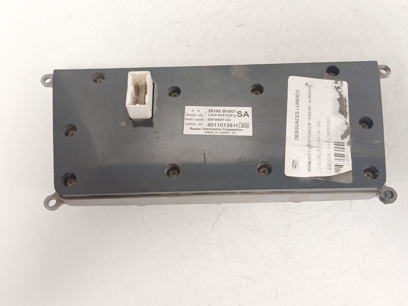Recambio de mando climatizador para nissan almera (n16/e) 2.2 16v turbodiesel cat referencia OEM IAM 40110136H 16847 