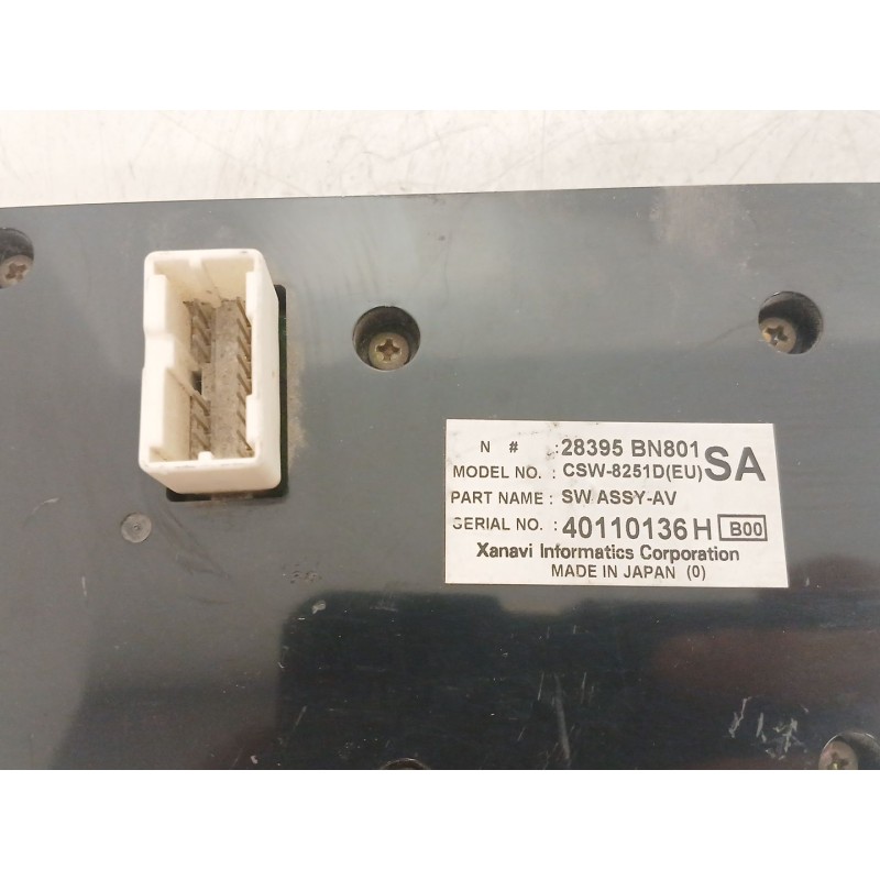 Recambio de mando climatizador para nissan almera (n16/e) 2.2 16v turbodiesel cat referencia OEM IAM 40110136H 16847 
