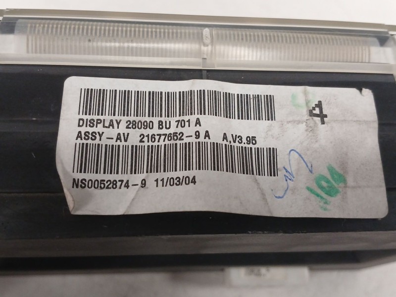 Recambio de no identificado para nissan almera (n16/e) 2.2 16v turbodiesel cat referencia OEM IAM 21677652  