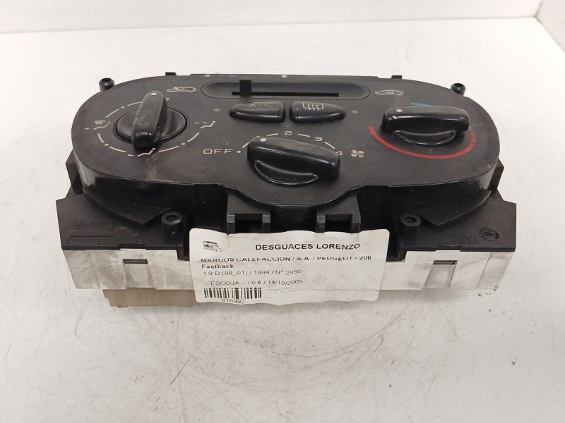 Recambio de mando calefaccion / aire acondicionado para peugeot 206 berlina referencia OEM IAM  16992 