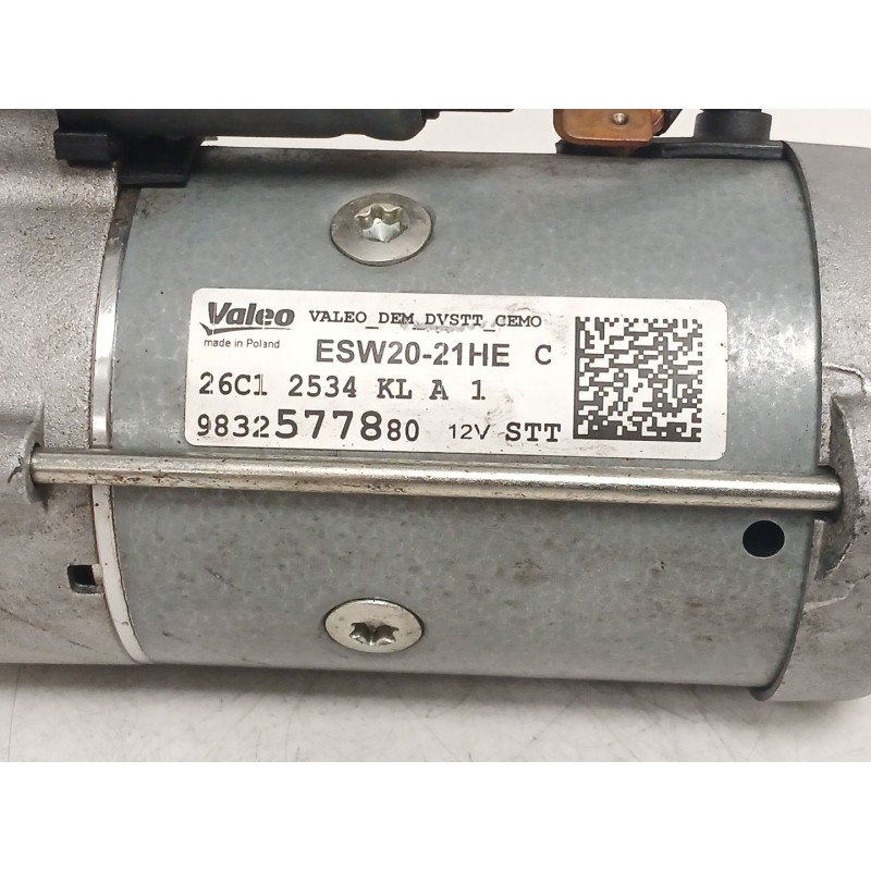 Recambio de motor arranque para opel corsa f (p2jo) 1.5 (68) referencia OEM IAM ESW2021HE 26C12534KL 9832577880