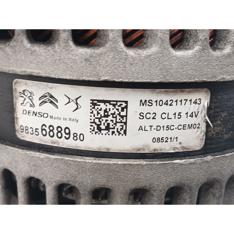 Recambio de alternador para opel corsa f (p2jo) 1.5 (68) referencia OEM IAM 9835688980  