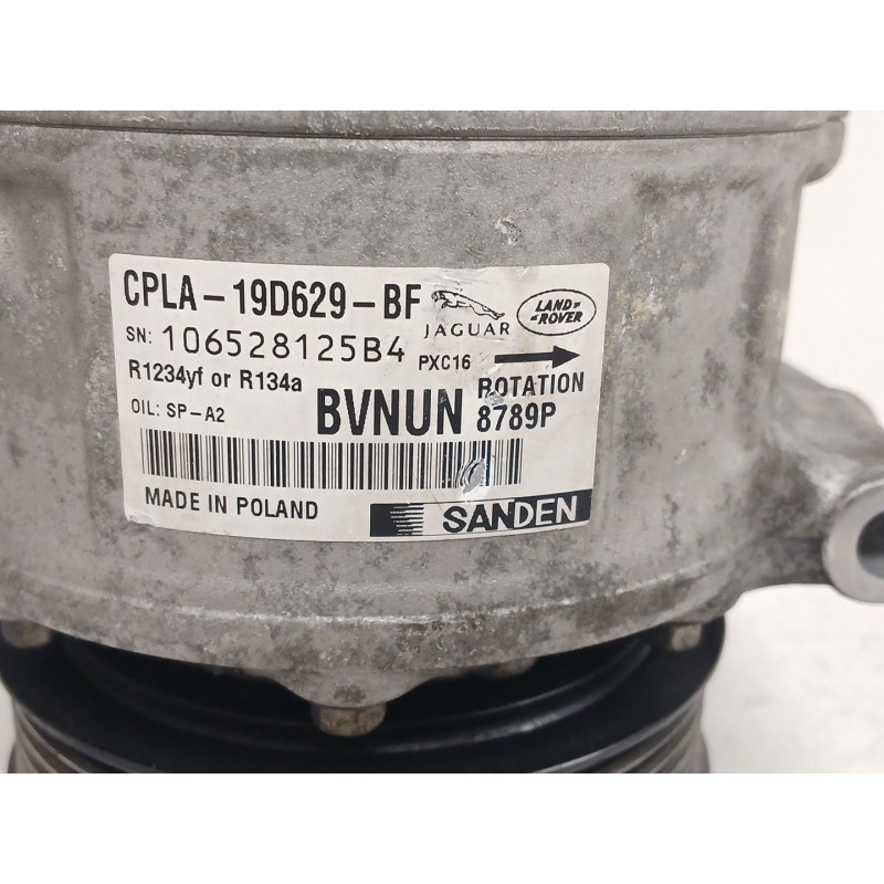 Recambio de compresor aire acondicionado para land rover range rover evoque (l538) 2.0 d referencia OEM IAM 19D629BF 106528125B4
