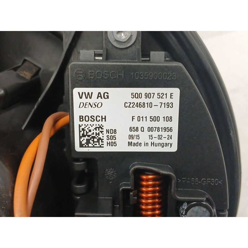 Recambio de motor calefaccion para volkswagen golf vii (5g1, bq1, be1, be2) 1.6 tdi referencia OEM IAM 5Q1819021A 5Q0907521E 