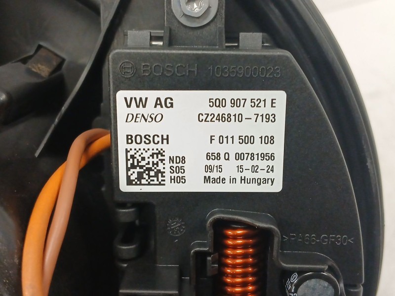 Recambio de motor calefaccion para volkswagen golf vii (5g1, bq1, be1, be2) 1.6 tdi referencia OEM IAM 5Q1819021A 5Q0907521E 