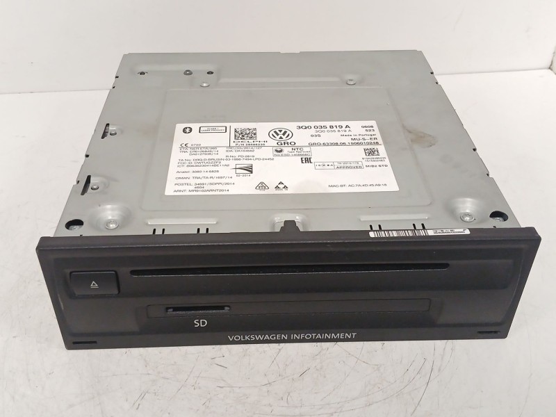 Recambio de sistema audio / radio cd para volkswagen golf vii (5g1, bq1, be1, be2) 1.6 tdi referencia OEM IAM 3Q0035819A  