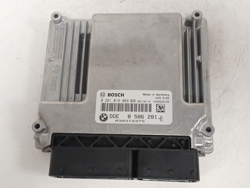 Recambio de centralita motor uce para bmw 1 (e81) 116 d referencia OEM IAM 0281016068 DDE8506281 