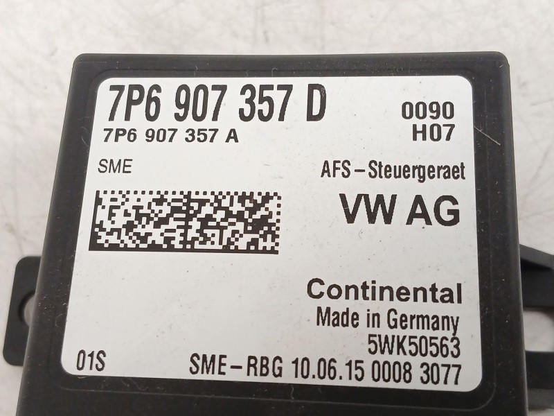 Recambio de modulo electronico para volkswagen golf vii (5g1, bq1, be1, be2) 1.6 tdi referencia OEM IAM 7P6907357D 5WK50563 7P69