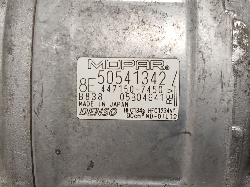 Recambio de compresor aire acondicionado para fiat doblo cargo (263_) 1.4 natural power referencia OEM IAM 50541342 4471507450 0