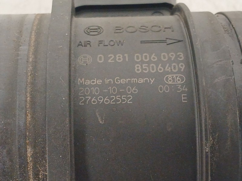 Recambio de caudalimetro para volkswagen golf vii (5g1, bq1, be1, be2) 1.6 tdi referencia OEM IAM 0281006093 8506409 276962552