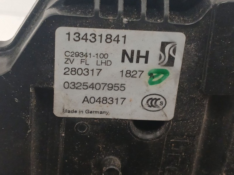 Recambio de cerradura puerta delantera izquierda para opel corsa e (x15) 1.4 (08, 68) referencia OEM IAM 0325407955 13431841 