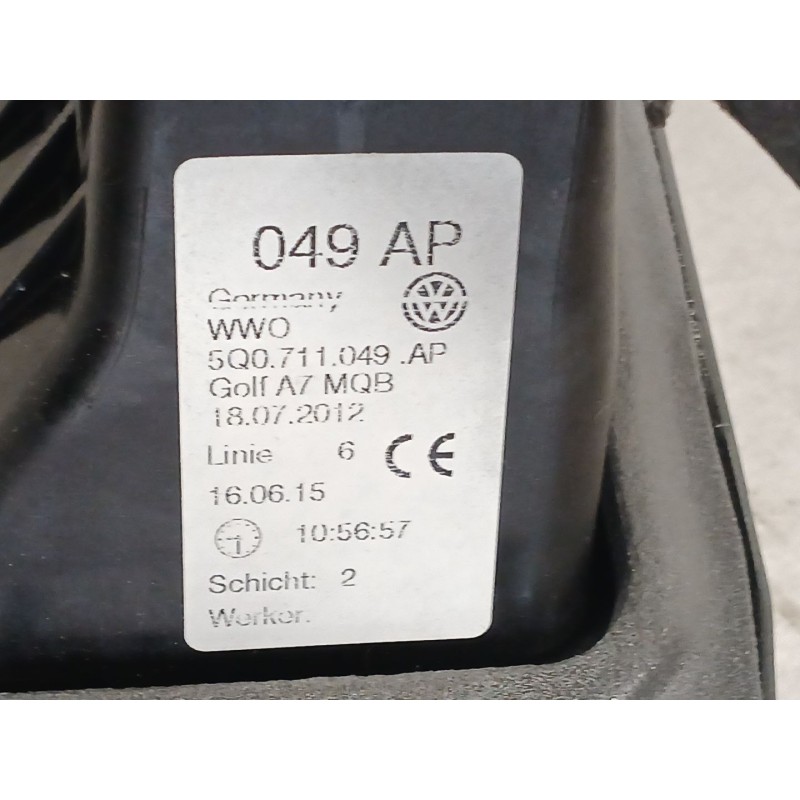 Recambio de palanca cambio para volkswagen golf vii (5g1, bq1, be1, be2) 1.6 tdi referencia OEM IAM   