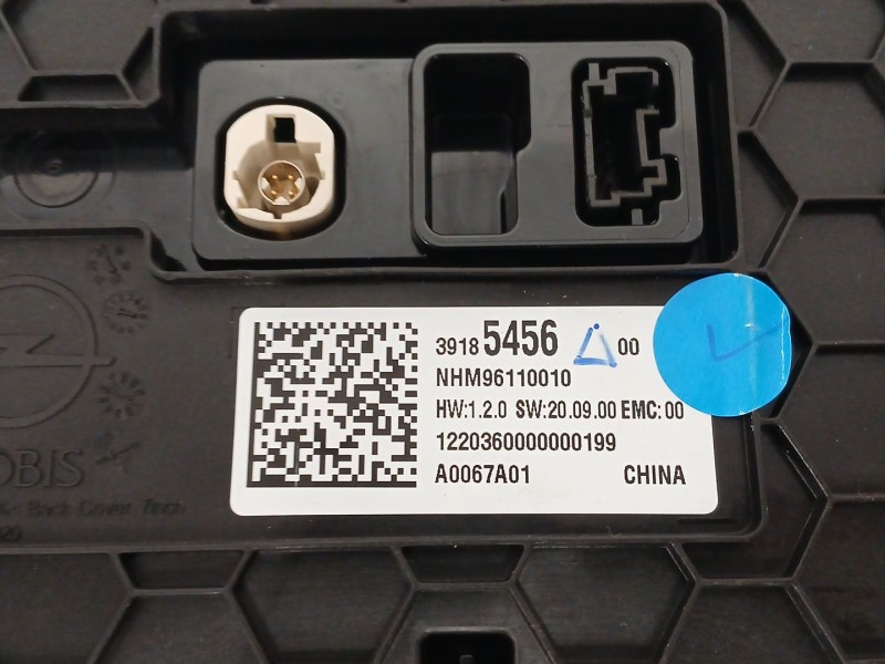 Recambio de sistema audio / radio cd para opel corsa f (p2jo) 1.5 (68) referencia OEM IAM 39185456 A0067A01 