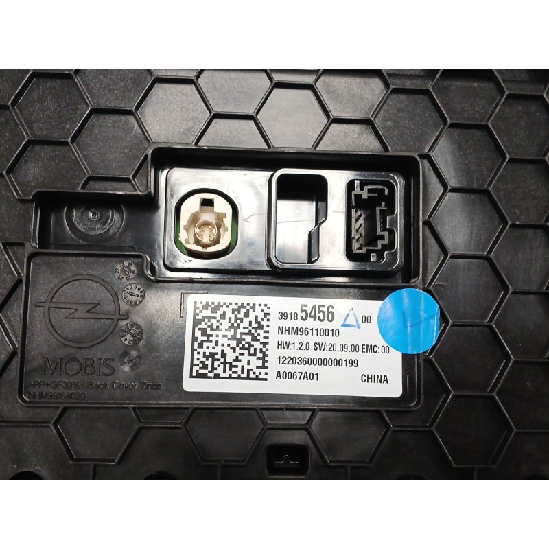 Recambio de sistema audio / radio cd para opel corsa f (p2jo) 1.5 (68) referencia OEM IAM 39185456 A0067A01 
