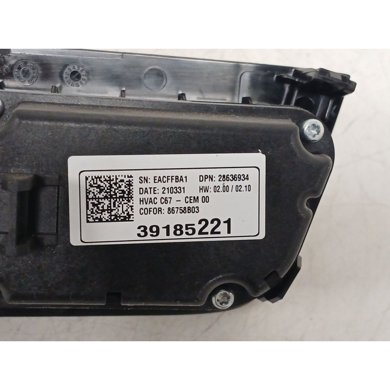 Recambio de mando climatizador para opel corsa f (p2jo) 1.5 (68) referencia OEM IAM 39185221 28636034 